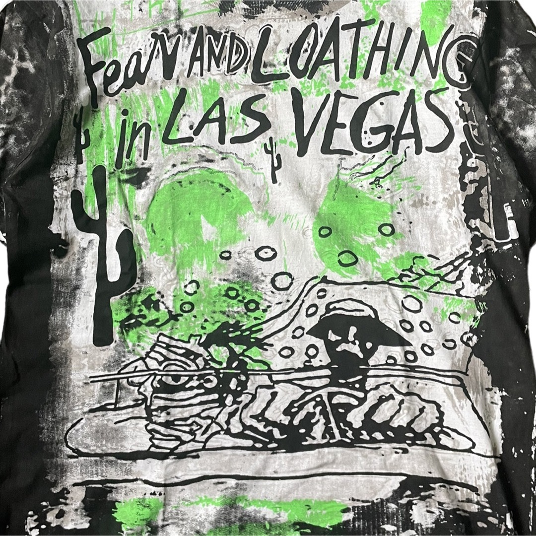 90‘s FEAR AND LOATHING IN LASVEGAS 総柄 T メンズのトップス(Tシャツ/カットソー(半袖/袖なし))の商品写真