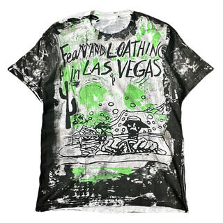 90‘s FEAR AND LOATHING IN LASVEGAS 総柄 T(Tシャツ/カットソー(半袖/袖なし))