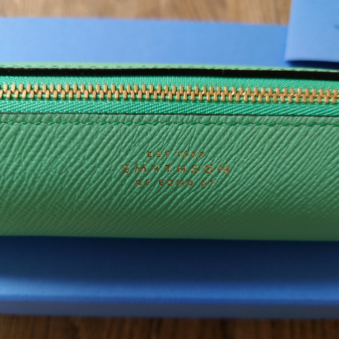 Smythson(スマイソン)の未使用☆SMYTHSON/スマイソンPanamaパナマレザーペンシルケース☆ インテリア/住まい/日用品の文房具(ペンケース/筆箱)の商品写真