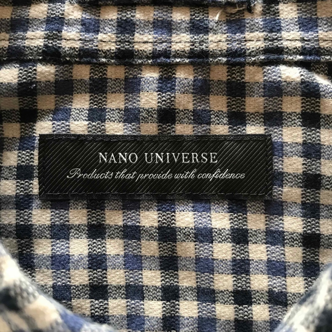 nano・universe(ナノユニバース)のコットンシャツ Ｍ ナノユニバース メンズのトップス(シャツ)の商品写真