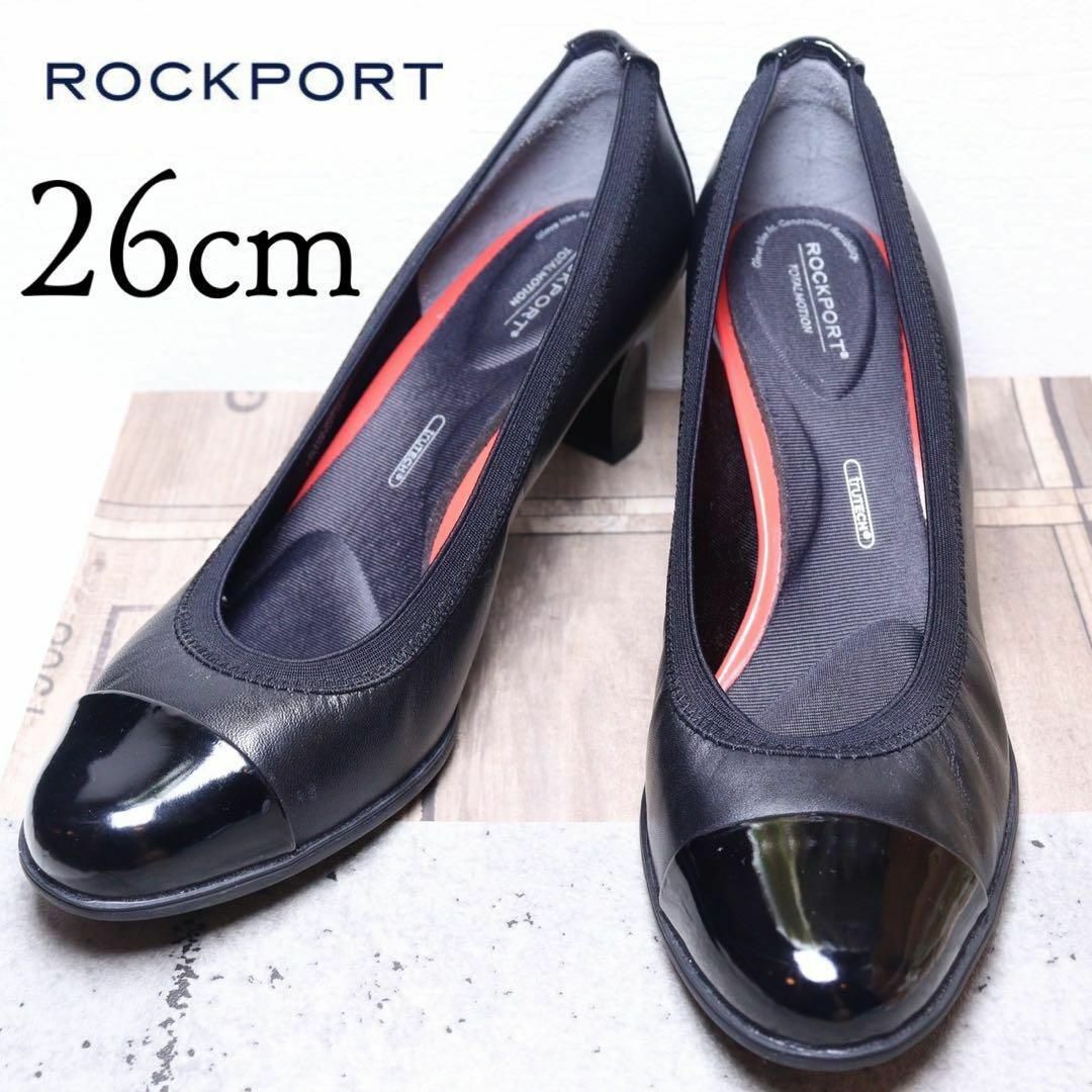 ROCKPORT - 【極美品】ROCKPORT ロックポート 26 レザー エナメル 切替 ...