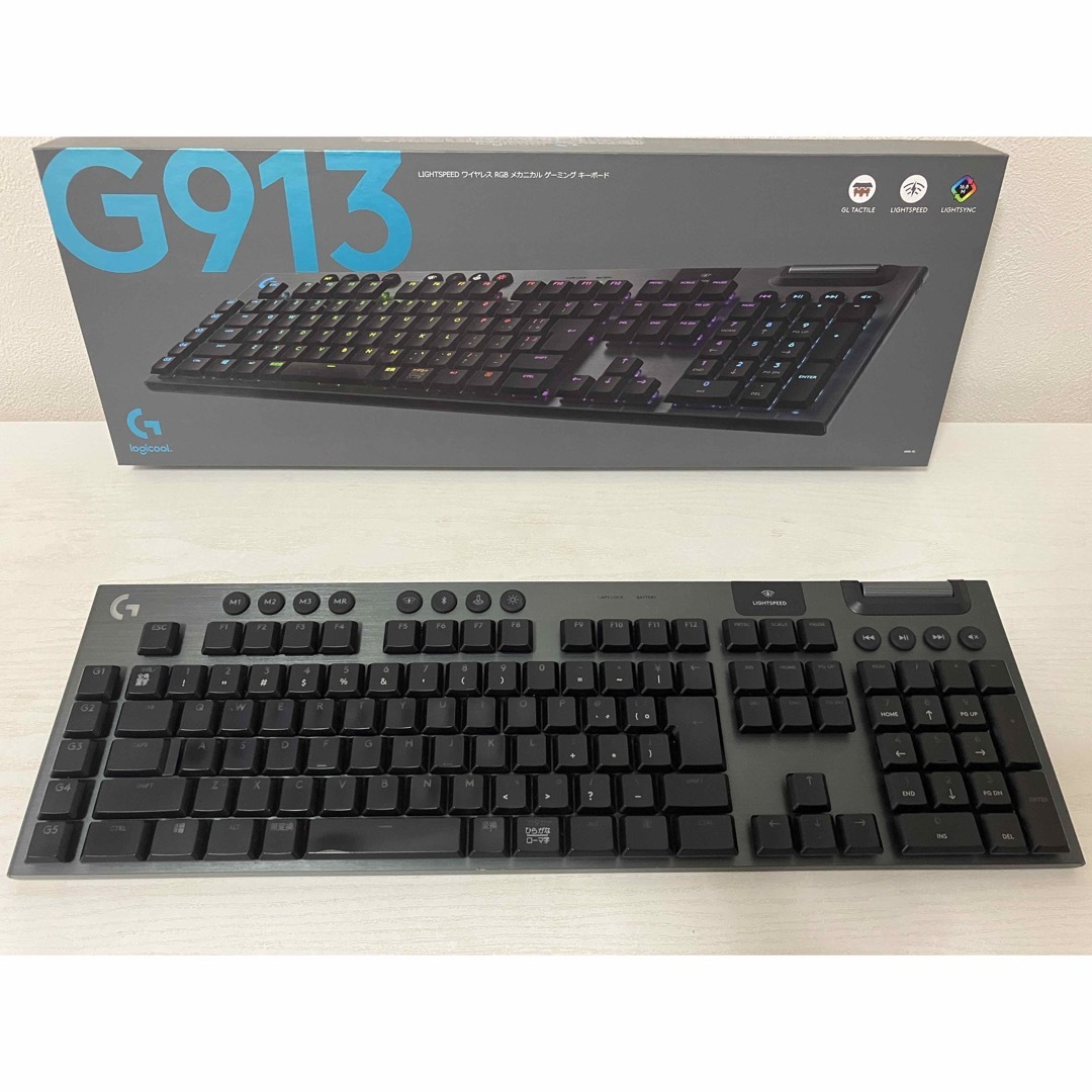 【ジャンク品】ロジクール　キーボード　G913-TC 4