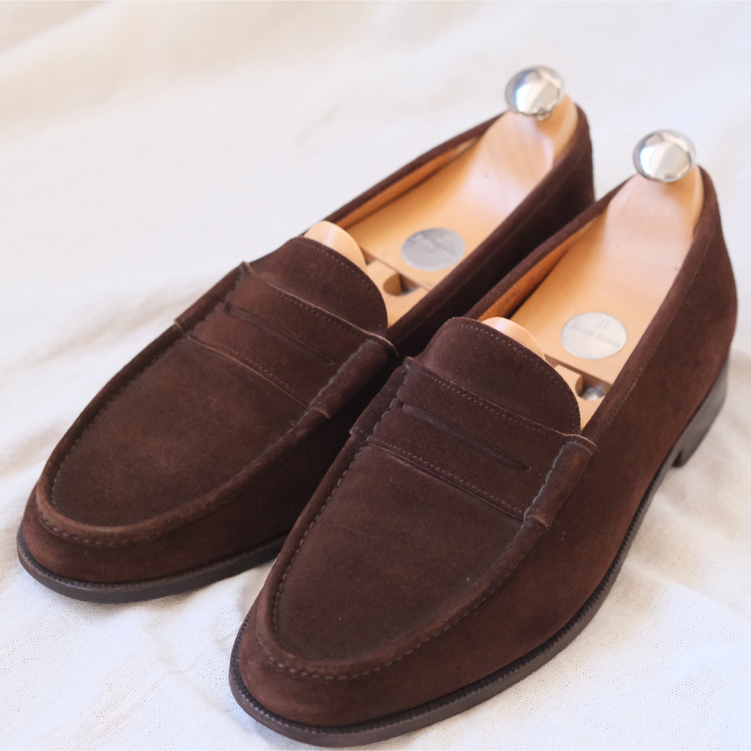 【美品】JOHN LOBB CityⅡ ブラウンスウェード7E