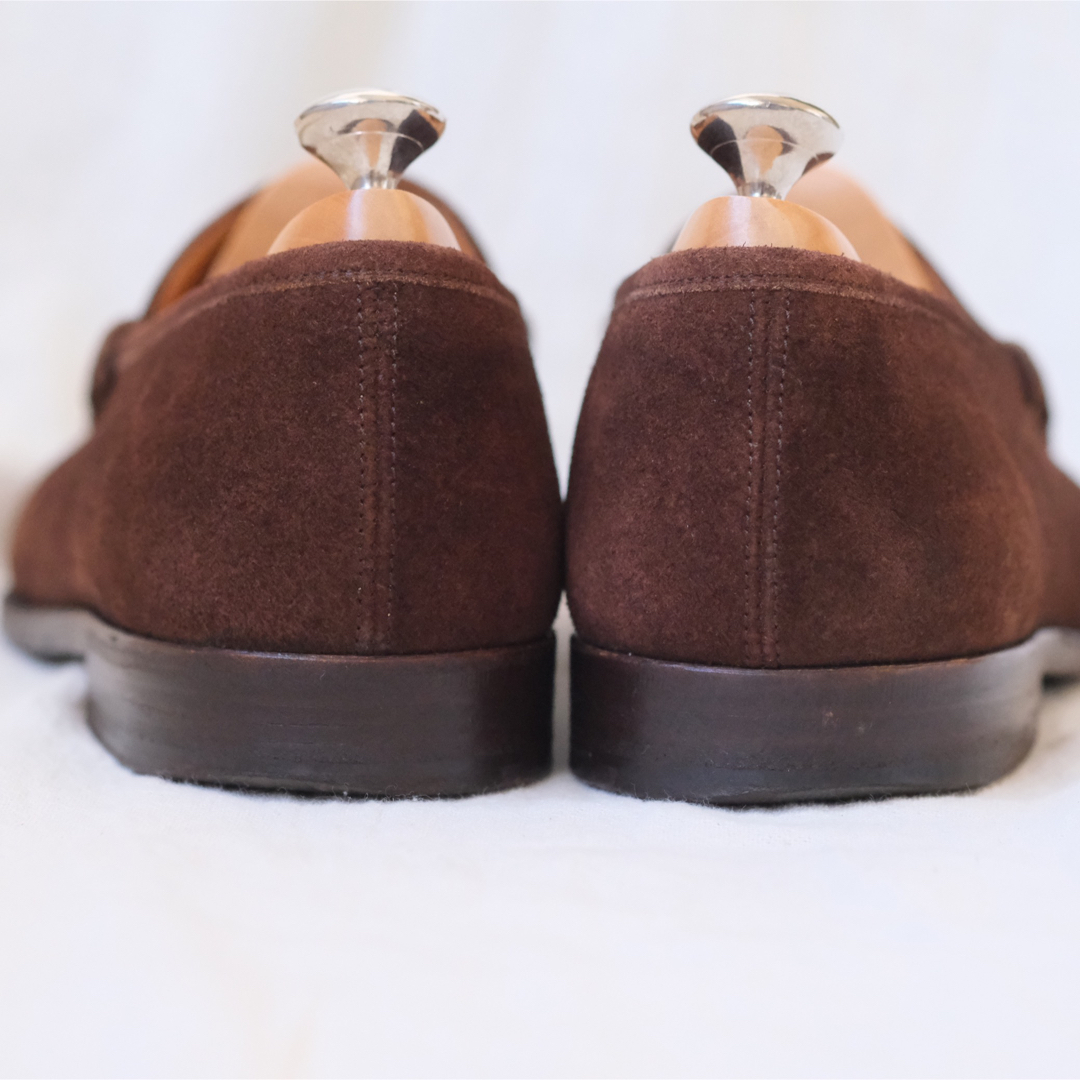 JOHN LOBB ジョンロブ CAPRI カプリ スエードコインローファー茶9
