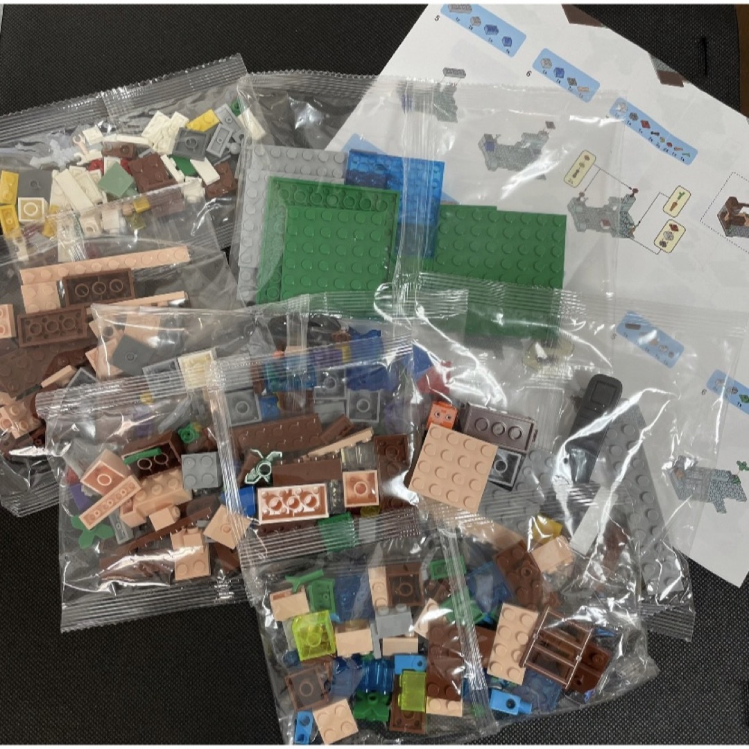 マイクラ風 ブロック レゴ互換 LEGO ミニフィグ 知育玩具 825 キッズ/ベビー/マタニティのおもちゃ(知育玩具)の商品写真