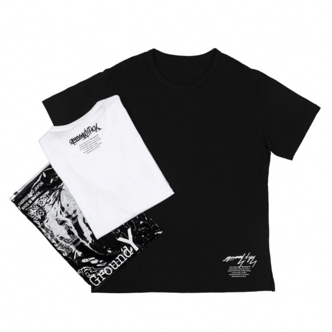 Ground Y(グラウンドワイ)のGround Y  2pack T White × Black  メンズのトップス(Tシャツ/カットソー(七分/長袖))の商品写真