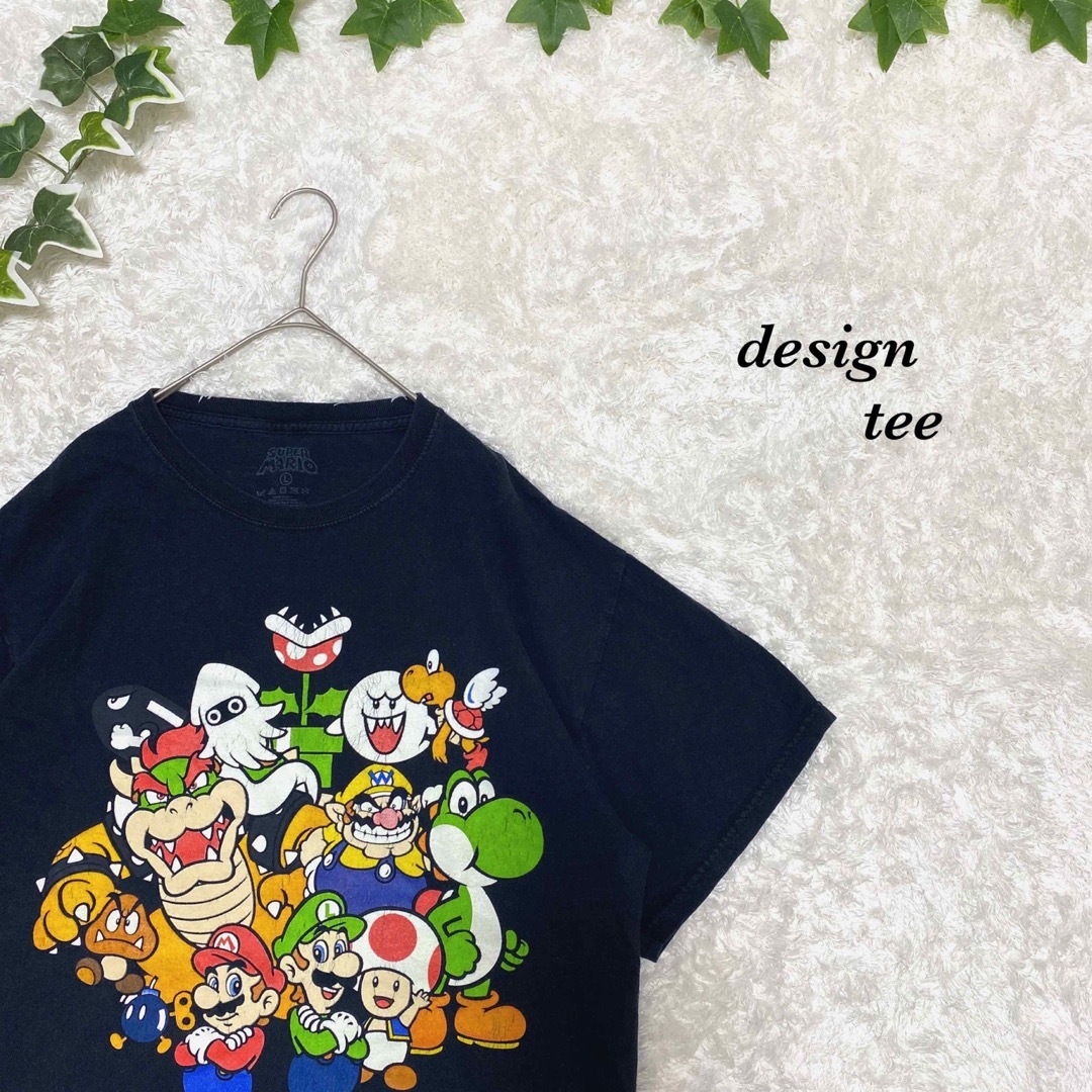 Tシャツ　マリオ　　オーバーサイズ　パロディ　スーパーマリオ　激レア