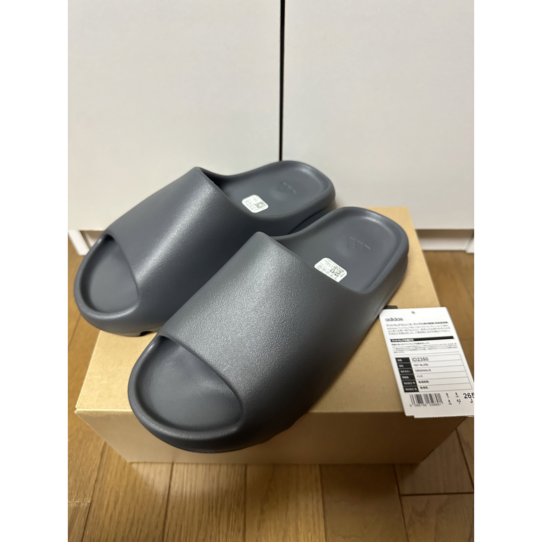 アディダス YEEZY SLIDE SLATE GREY ADIDAS