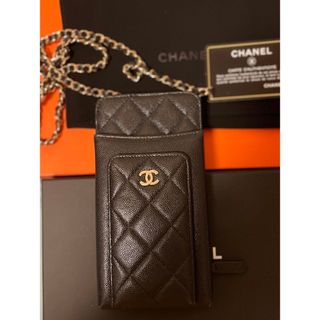 シャネル(CHANEL)のCHANEL シャネル フォンケース 携帯ショルダー  チェーンウォレット (財布)