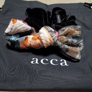 アッカ(acca)の新品★acca アッカ リボンシュシュ バニーシュシュ(ヘアゴム/シュシュ)