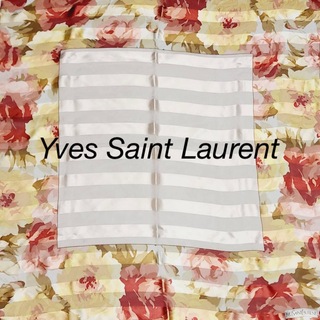 Yves Saint Laurent - 美品 ☆イヴサンローラン☆ スカーフ 大判 花柄
