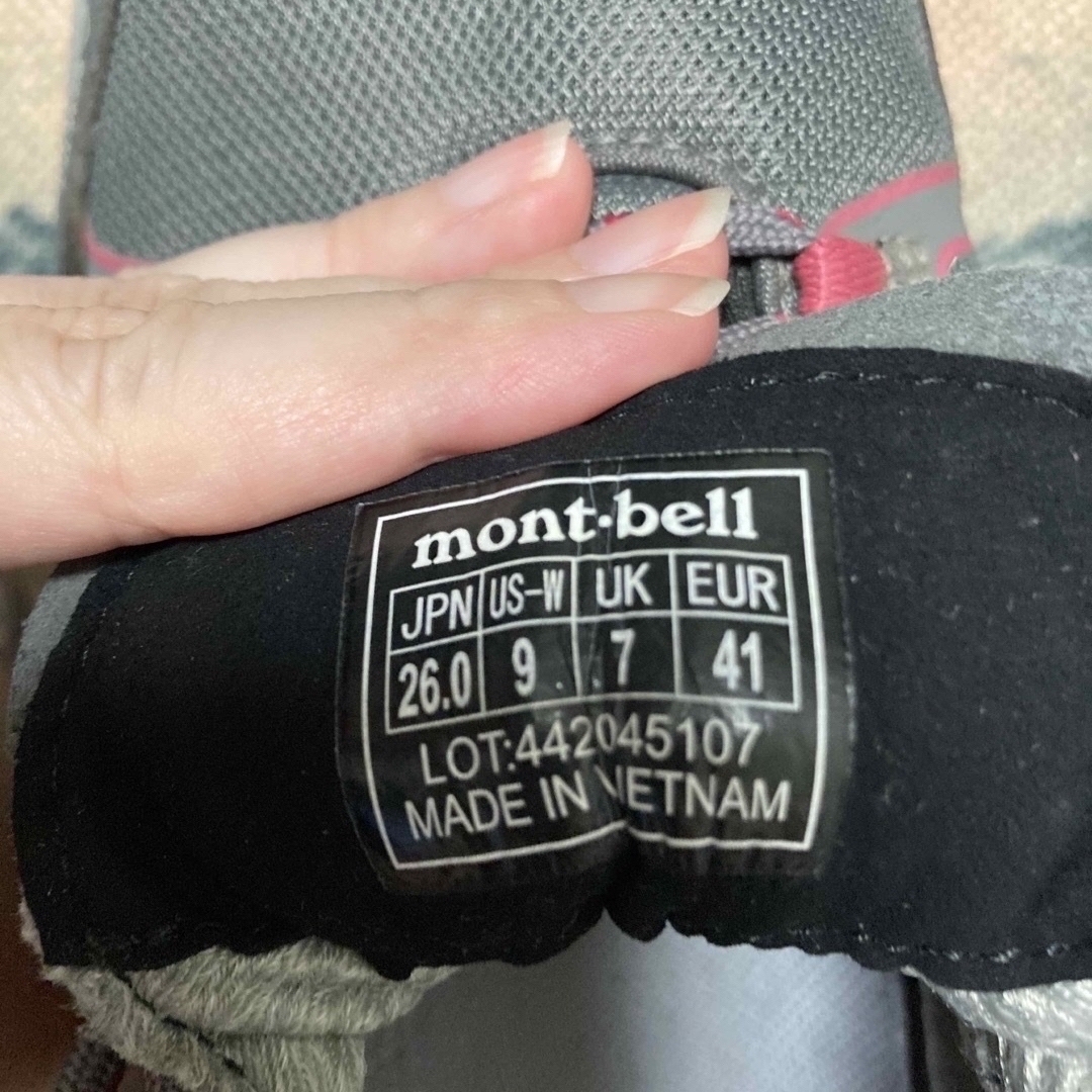 mont bell(モンベル)の中古　モンベル　ゴアテックス　26センチ　メンズシューズ メンズの靴/シューズ(その他)の商品写真