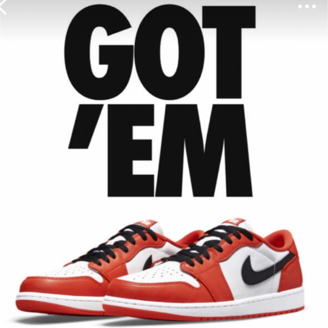 新品未使用！NIKE AIR JORDAN 1 LOW OG STARFISH