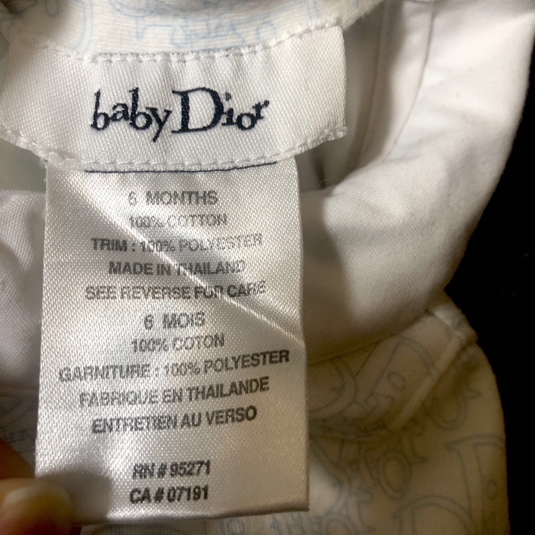 baby Dior(ベビーディオール)のbabyDior 足つきロンパース キッズ/ベビー/マタニティのベビー服(~85cm)(ロンパース)の商品写真