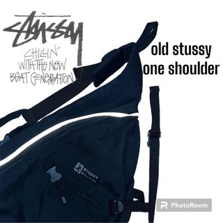 90s archive oldstussy ワンショルダーバックボディバッグ-