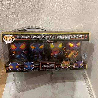 FUNKO POP! スパイダーマン マイルス ブラックライト 4pack