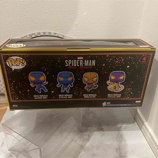 FUNKO POP! 　スパイダーマン　マイルス　ブラックライト　4pack