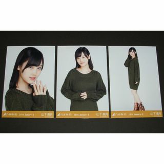 ノギザカフォーティーシックス(乃木坂46)の乃木坂46　山下美月　生写真３枚コンプ　アースカラー(アイドルグッズ)