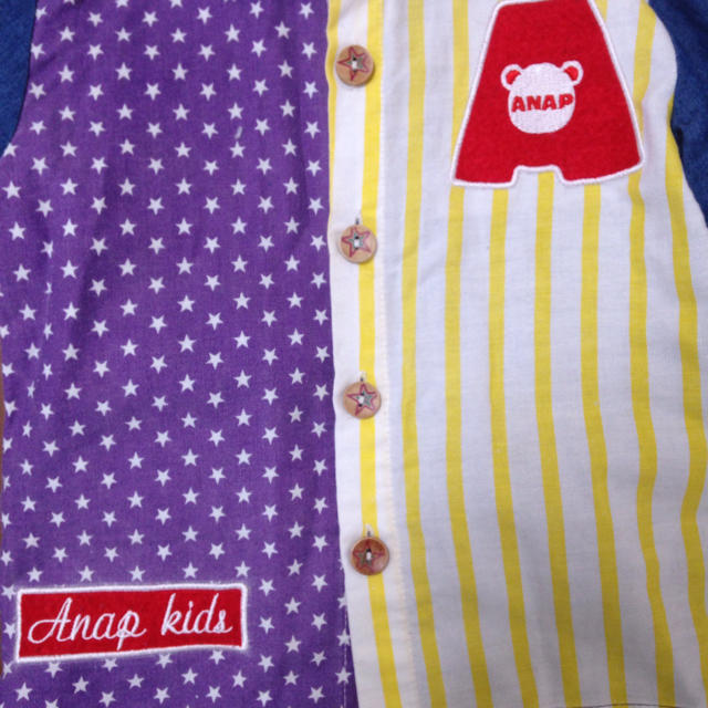 ANAP Kids(アナップキッズ)のANAP KIDS 綿100% 長袖シャツ 100 キッズ/ベビー/マタニティのキッズ服男の子用(90cm~)(その他)の商品写真