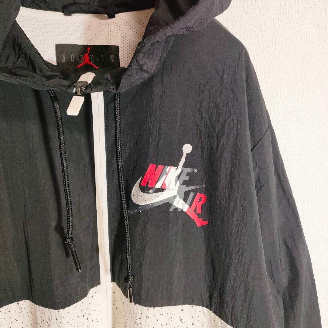 【NIKE AIR JORDAN】ナイロンパーカー(M)ロゴプリント ビッグロゴ