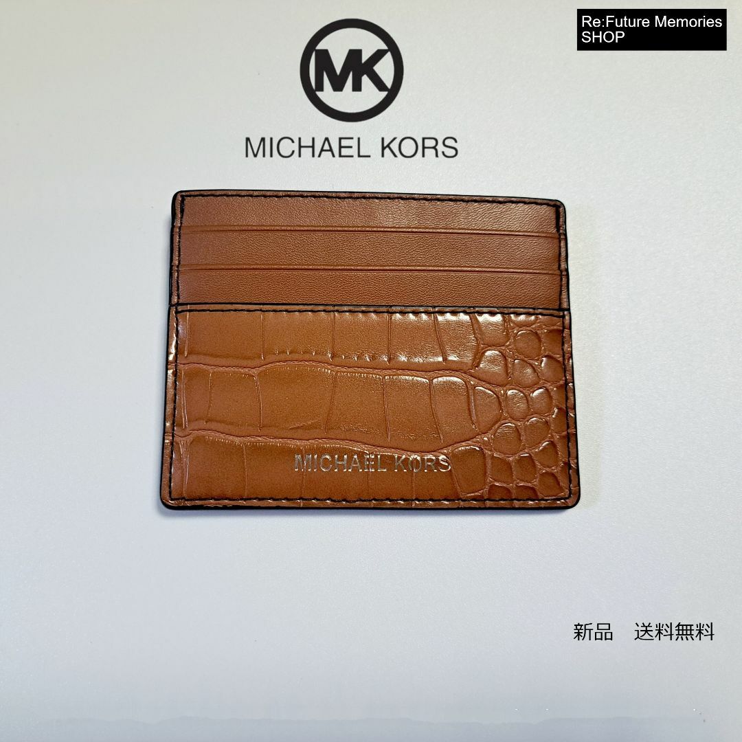 Michael Kors(マイケルコース)の正規品　新品　送料無料　マイケルコース　カードケース　定期入れ　名刺入れ メンズのファッション小物(名刺入れ/定期入れ)の商品写真