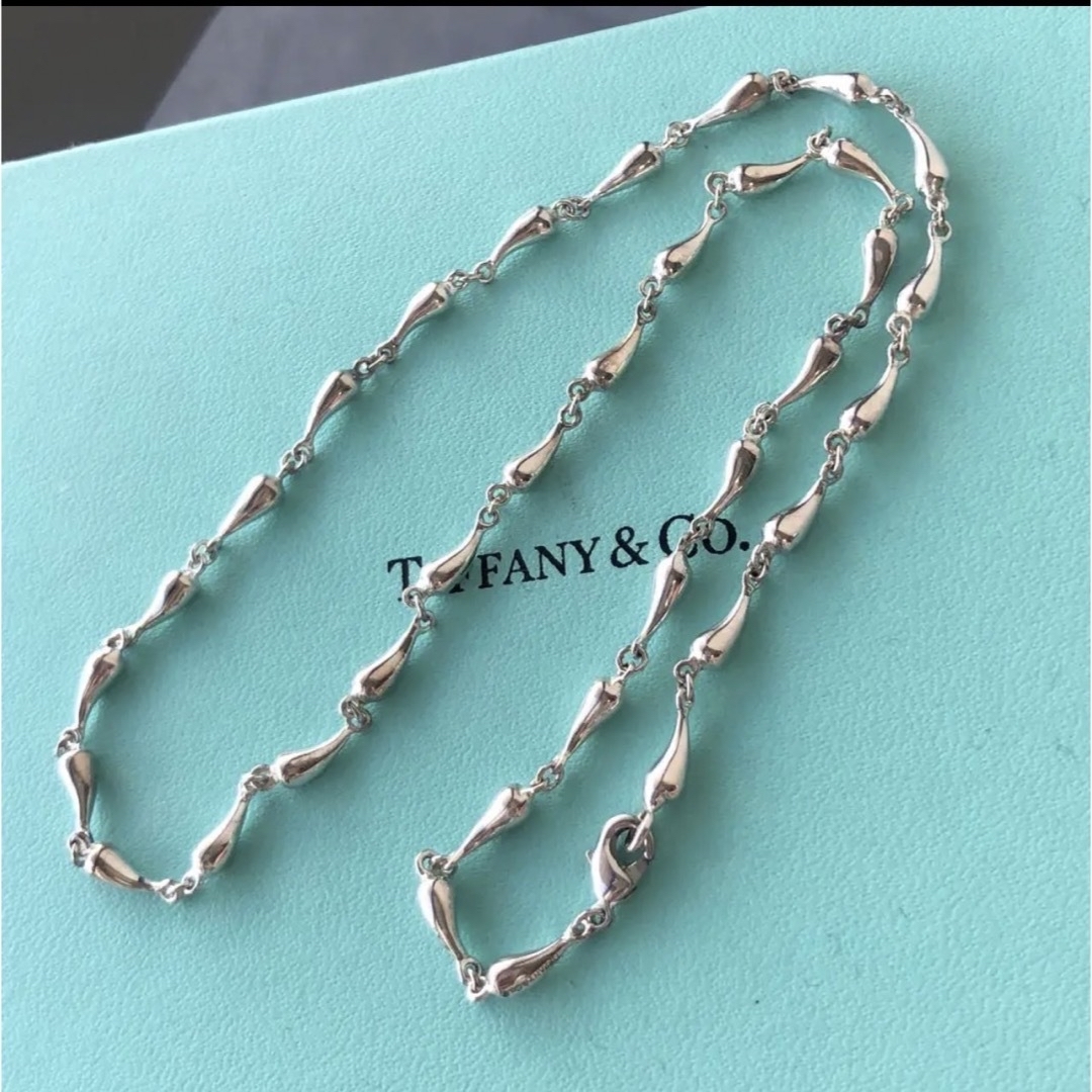 Tiffany & Co. - 希少 ティファニーパフティアドロップネックレス 34P