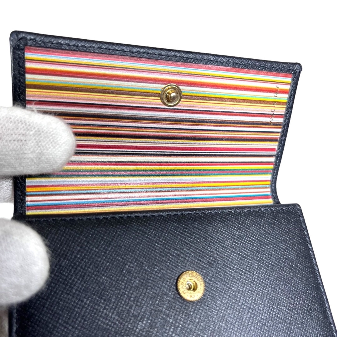 【未使用】Paul Smith ポールスミス 6連キーケース マルチストライプ