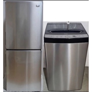 ししし様専用　黒系 冷蔵庫洗濯機セット(冷蔵庫)