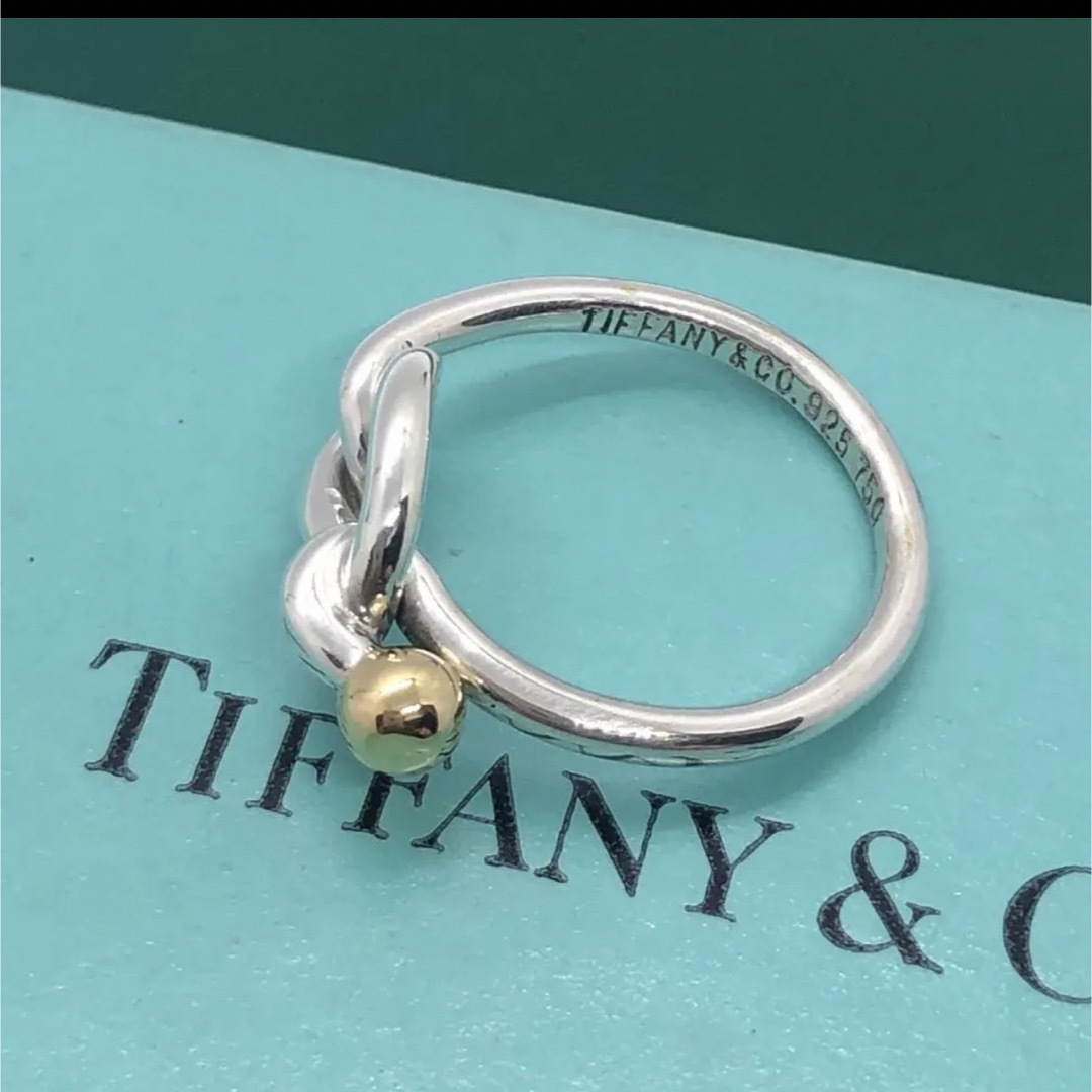 TIFFANY&Co ティファニー 750 ラブ ノット リング #10