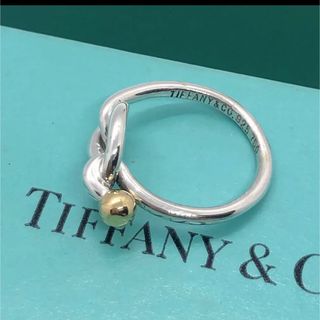 Tiffany & Co. - 美品 ティファニーラブノット リング 925 750 コンビ ...