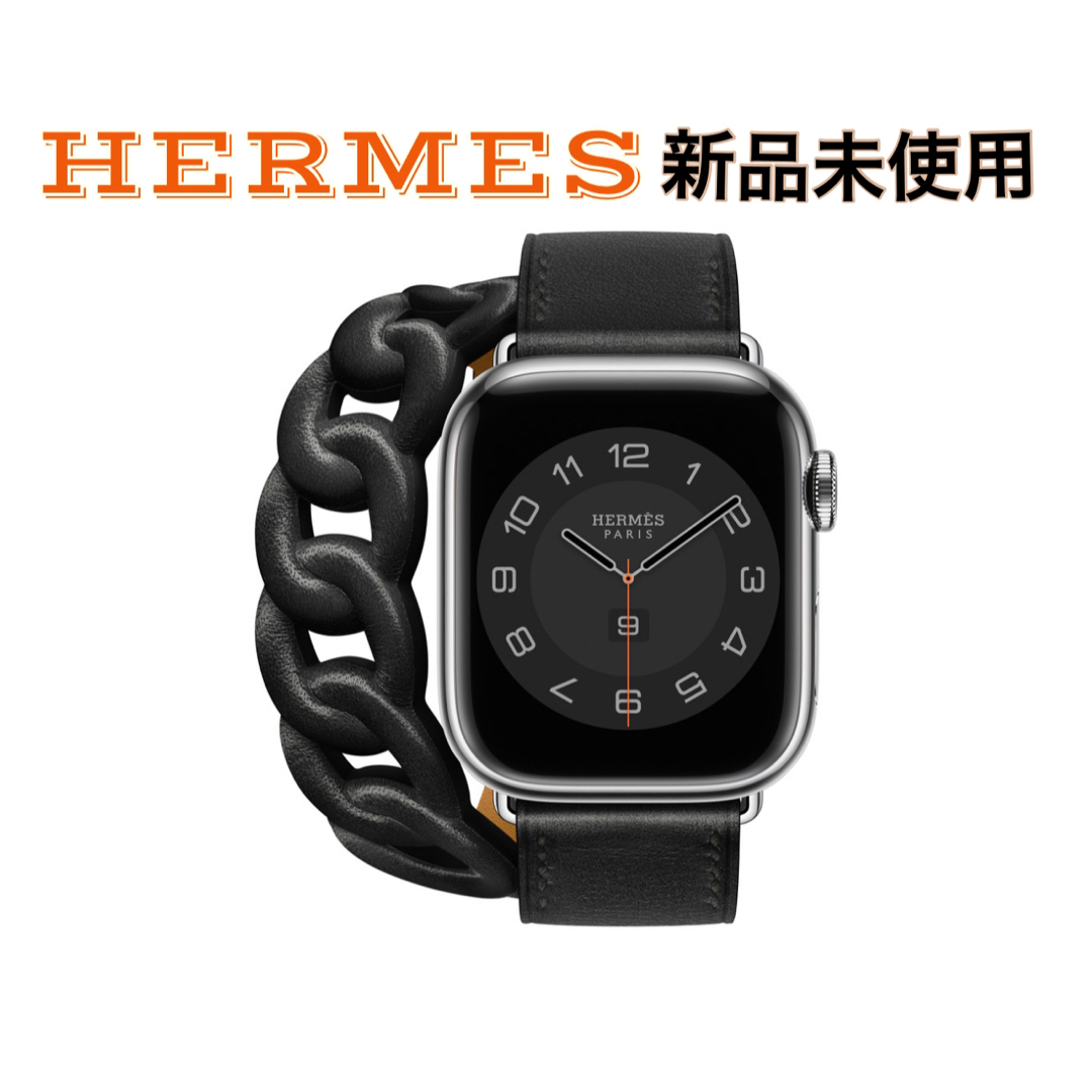 【moco様専用】Apple Watch HERMESグルメット黒レザーバンド | フリマアプリ ラクマ