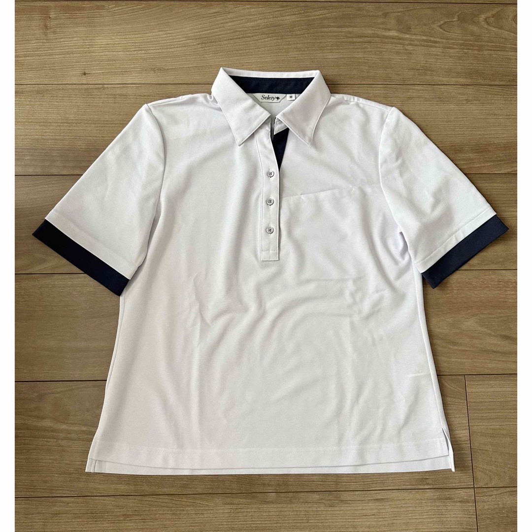 オフィスシャツ 制服 パープルポロシャツ 通気性 抗ウイルス加工 機能性シャツ