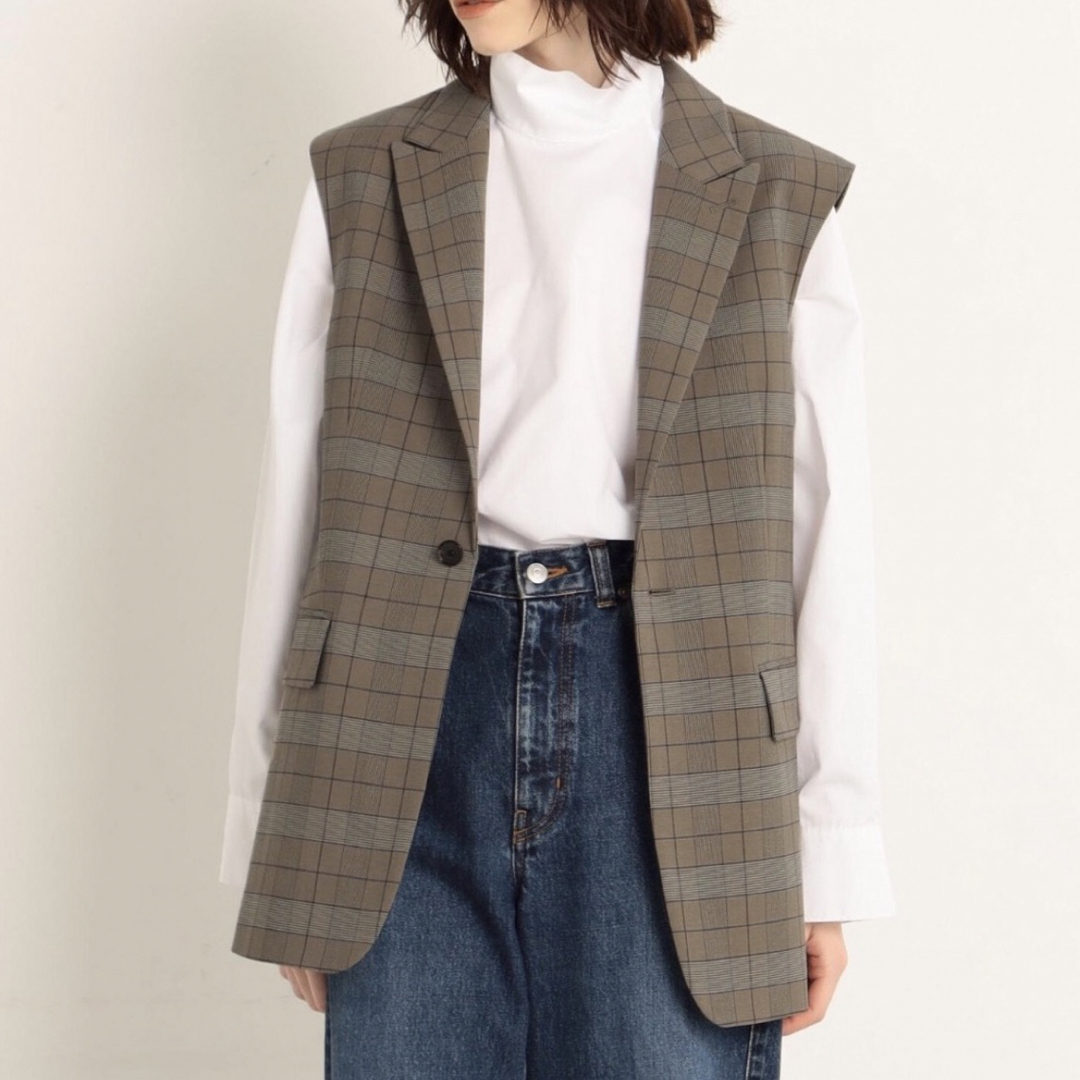 新品未使用】MACPHEE ジレ - ベスト/ジレ