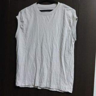 ムジルシリョウヒン(MUJI (無印良品))の無印良品　スリーブレスTシャツ　サイズM(Tシャツ(半袖/袖なし))