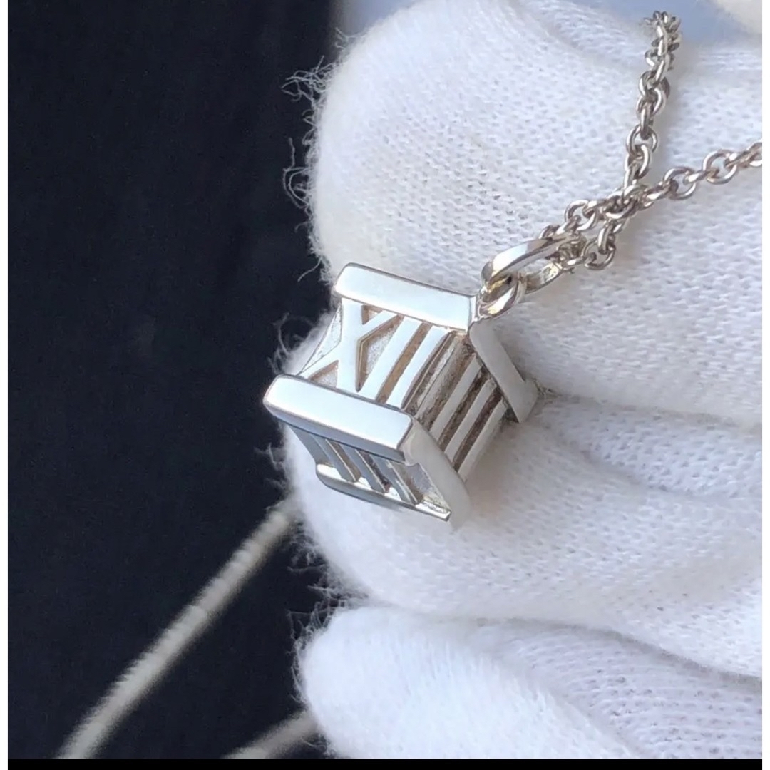 Tiffany & Co. - 美品 ティファニーアトラス キューブネックレス Tiffany & Co. - 美品 ティファニーアトラス キューブネックレス