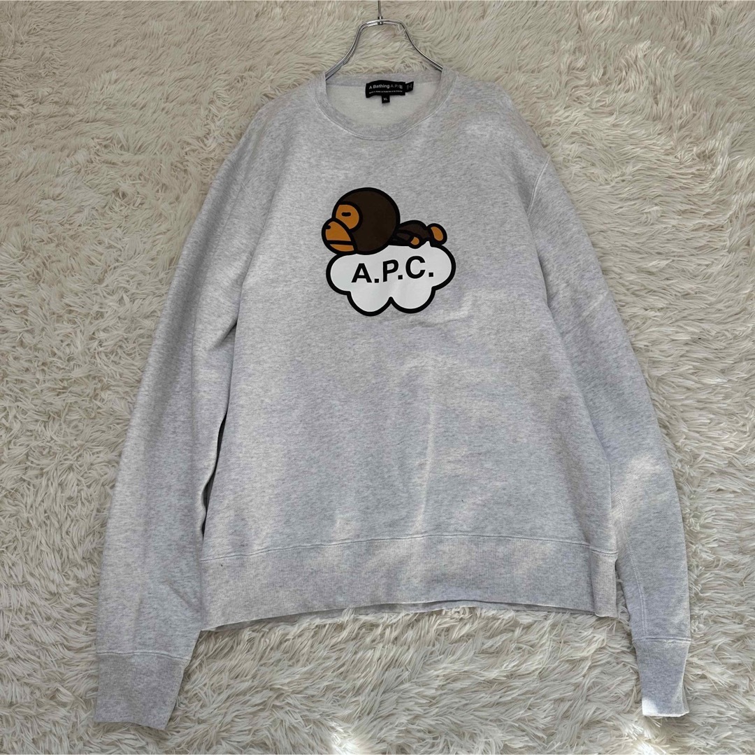 A.P.C  スウェット トレーナー　グレー