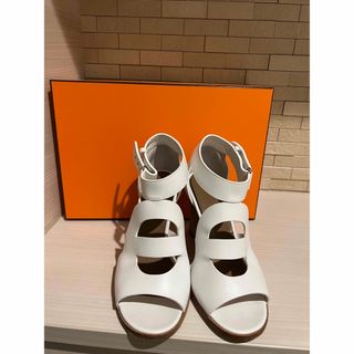 Hermes - HERMES シェーヌダンクル サンダル ホワイト 35の通販 by M's