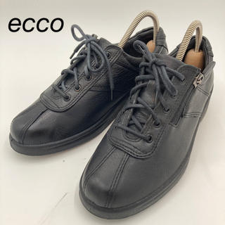 ECCO - 【ecco】エコー 24.5 ハイカットスニーカー 39 エナメル 