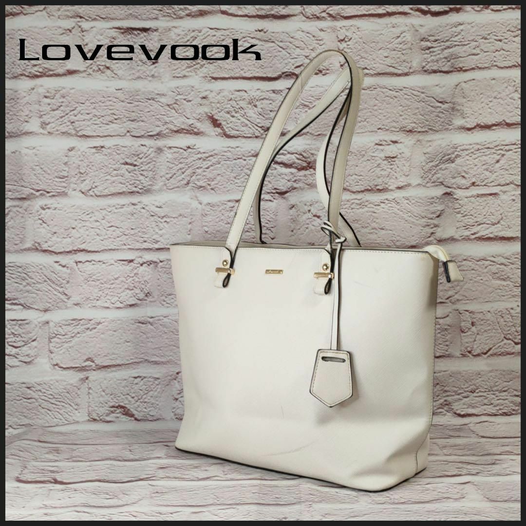 LOVEVOOK トートバッグ ポーチ付き 内ポケット3 外ポケットなし | フリマアプリ ラクマ