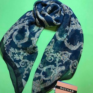 ROCHAS - ROCHAS….シルクスカーフ…新品未使用の通販 by yumi's ROCHAS - ROCHAS….シルクスカーフ…新品未使用の通販 by yumi's