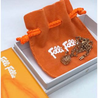 フォリフォリ(Folli Follie)の美品　フォリフォリ ネックレス　ハート(ネックレス)