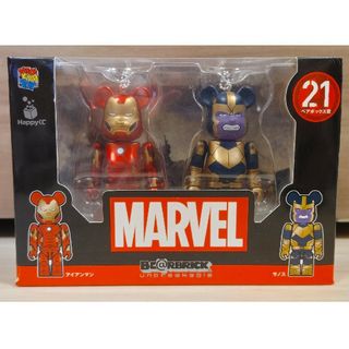 メディコムトイ(MEDICOM TOY)のハッピーくじ　BE@RBRICK 100%　MARVEL(キャラクターグッズ)