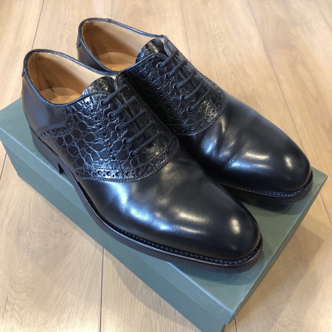 ☆美品☆ Alfred Sargent “EVANS” UK7 / クロコサドル 1