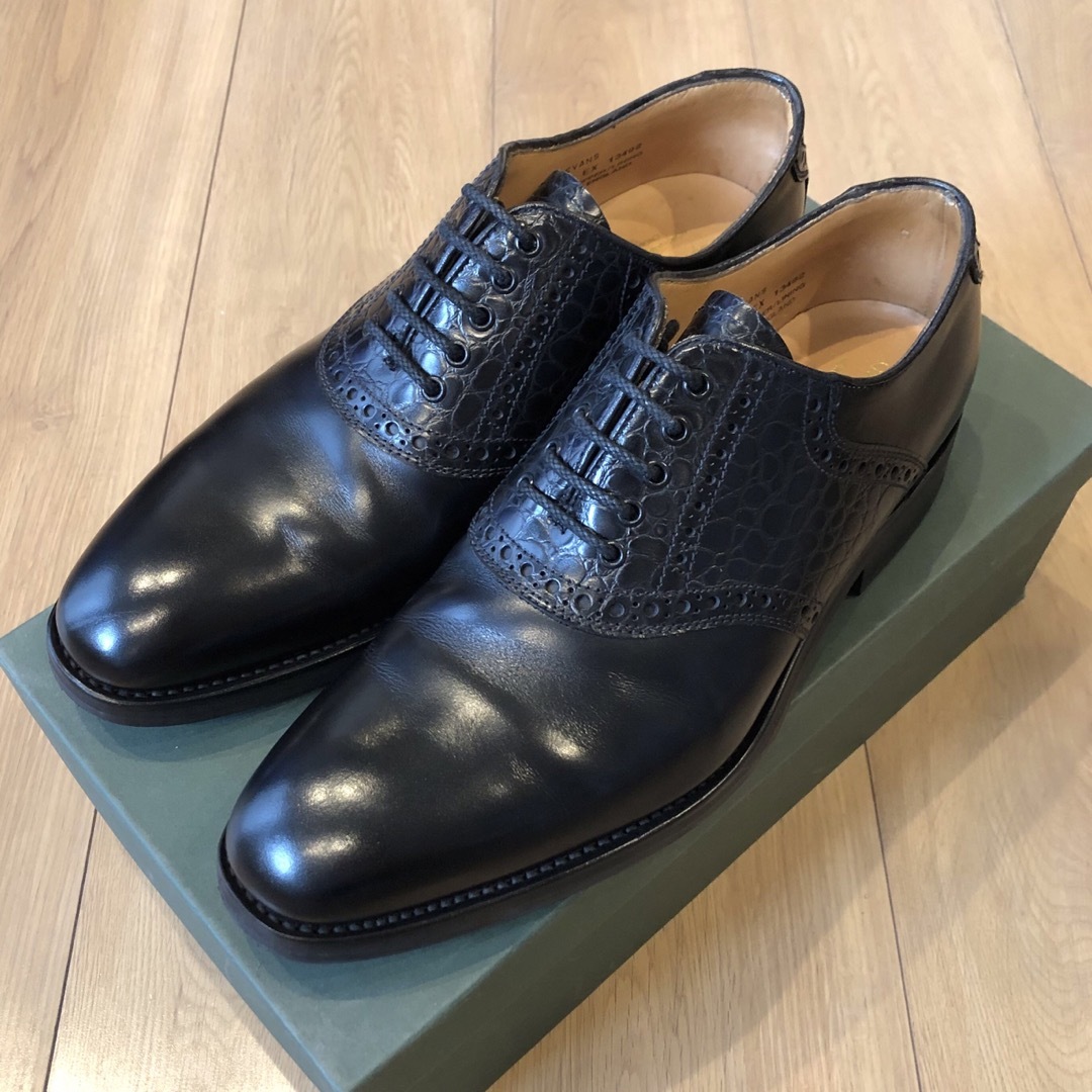 ☆美品☆ Alfred Sargent “EVANS” UK7 / クロコサドル 2