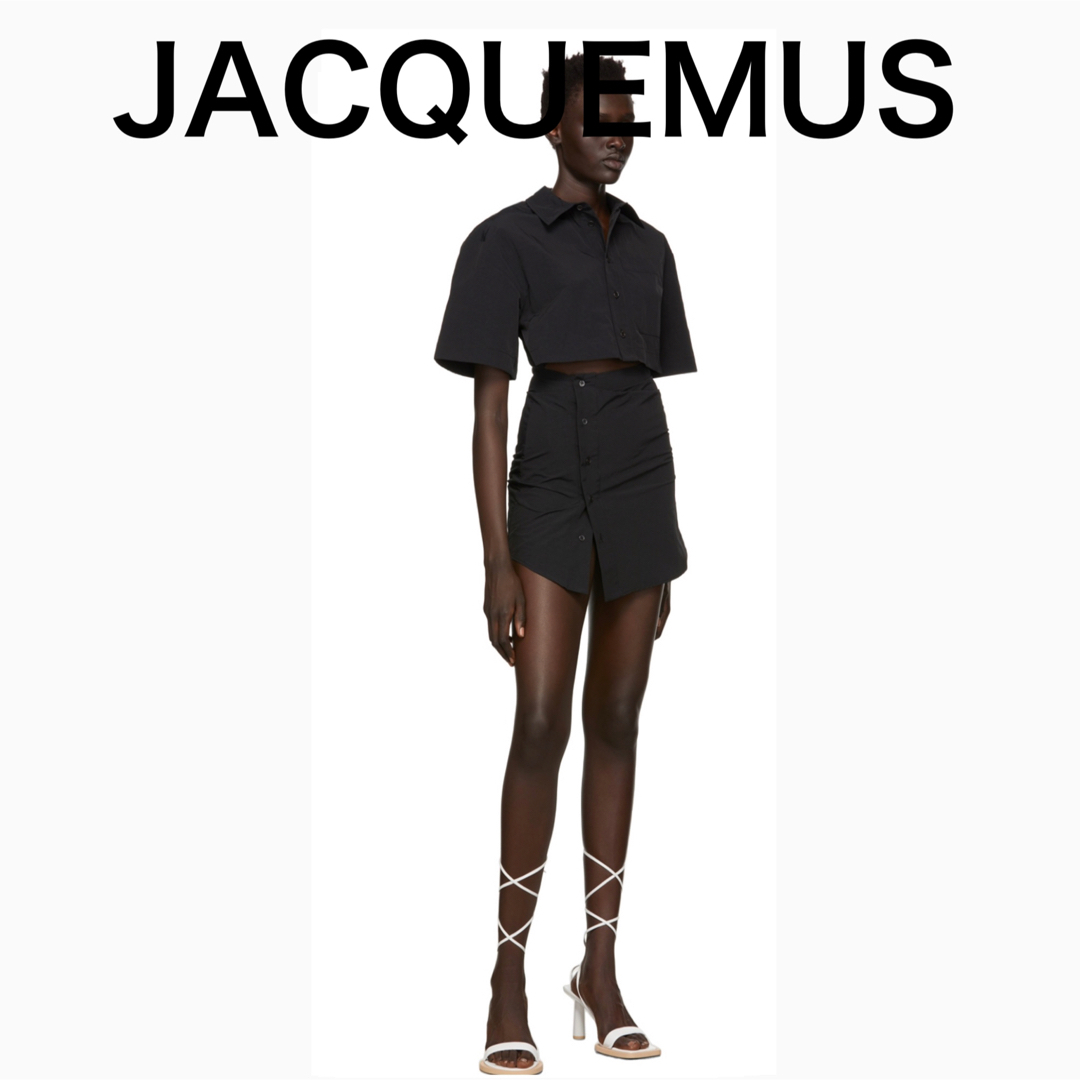 HYKE(ハイク)のJACQUEMUS ブラック La Robe Arles ショートドレス レディースのワンピース(ミニワンピース)の商品写真