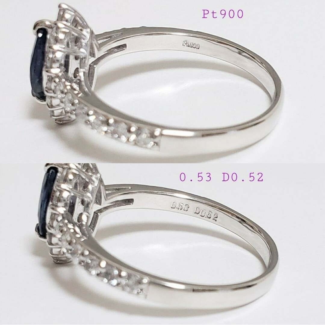 9月25日迄 新品☆PT 天然カラーチェンジガーネット0.53ct  12号強 8