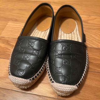 Gucci - 美品 グッチ シェリー レザー スリッポン スニーカー ...