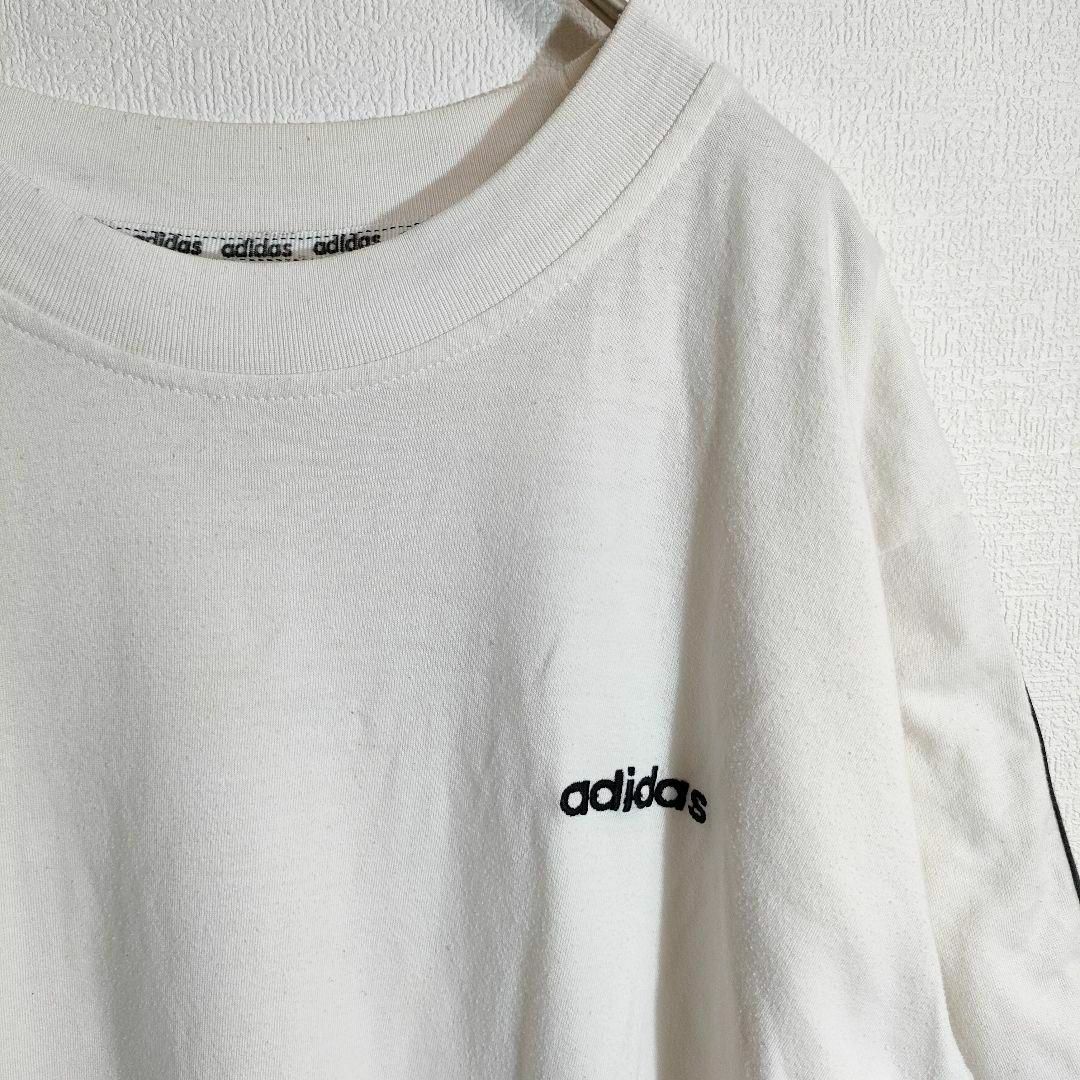 【adidas】80s 90s Tシャツ（S）vintage 3stripes 1