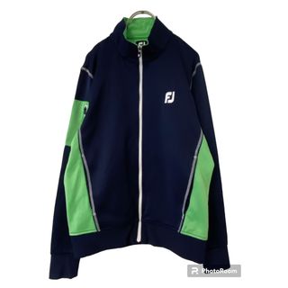 FOOTJOY　フットジョイ　半袖　プルオーバーナイロンジャケット黒　ブラックM