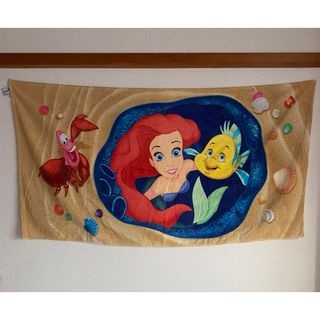 ディズニー(Disney)のDisney リトルマーメイド アリエル 大判タオル アナハイム ロサンゼルス(タオル)